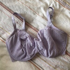 Bare Necessities Lace Bra in Light Purple